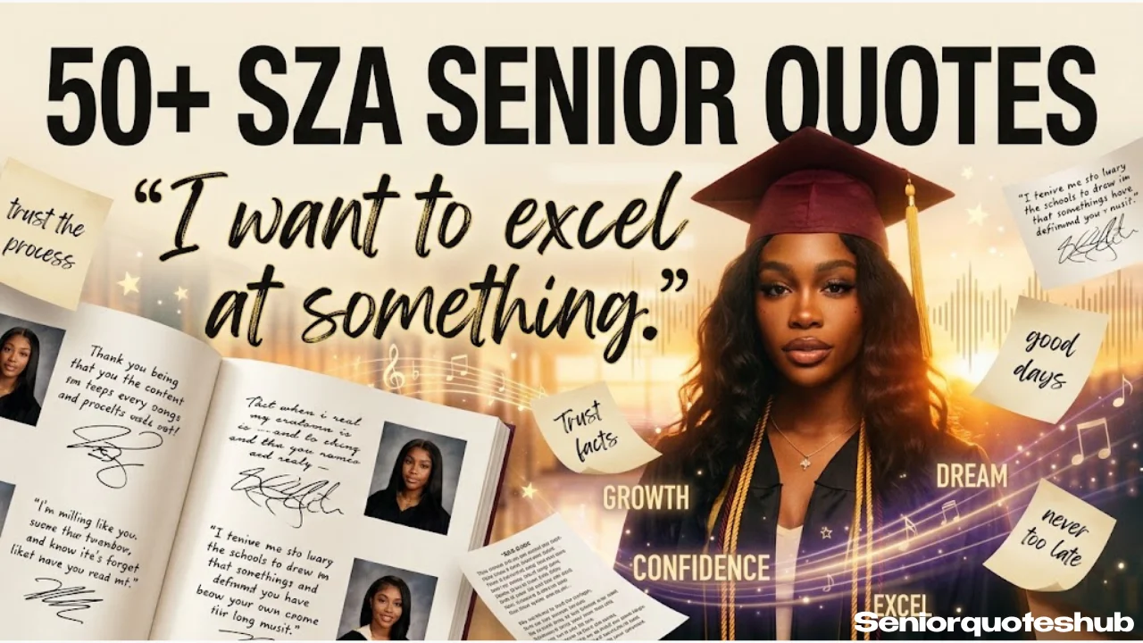 50+ Deep and Inspiring SZA Senior Quotes for Your Yearbook