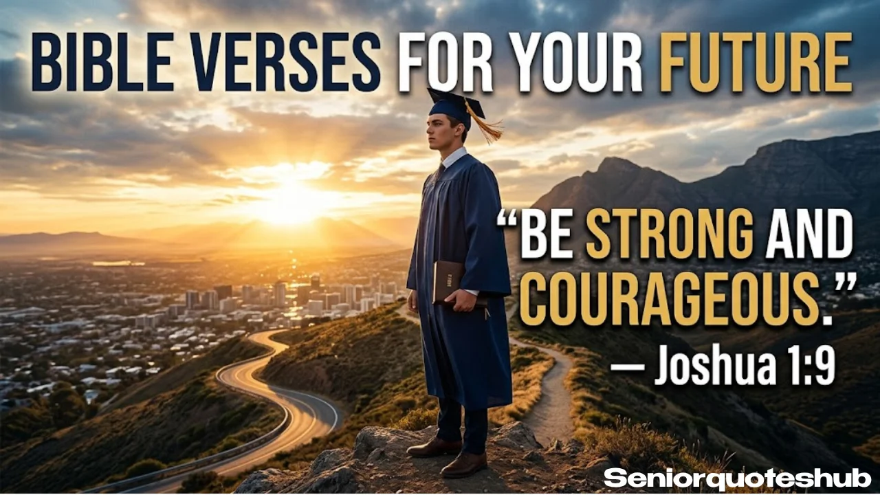Bible Verses for Senior Quotes About Courage, Purpose and the Future