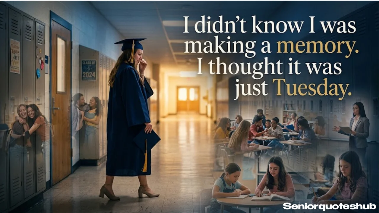 Bittersweet and Nostalgic Senior Quotes About Memories