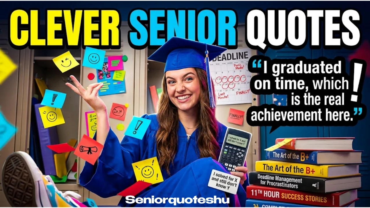 Clever & Witty Uncommon Senior Quotes