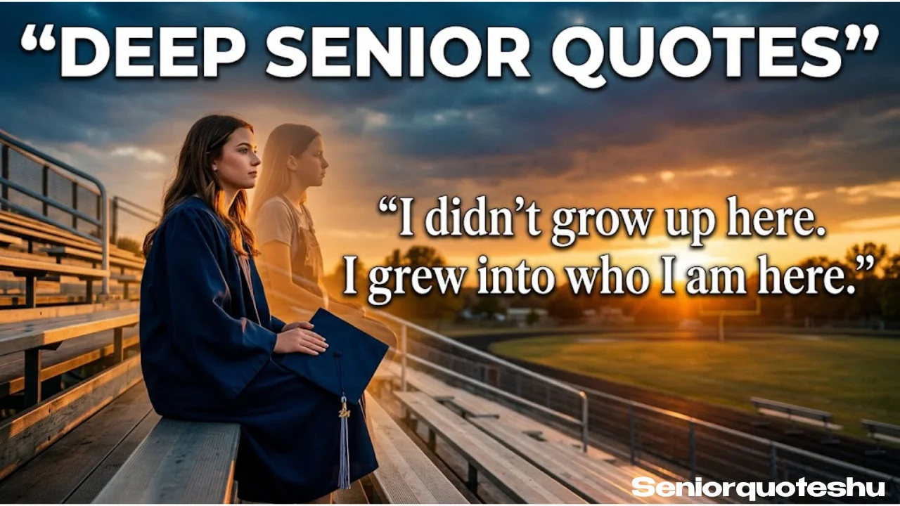 Deep & Reflective Uncommon Senior Quotes