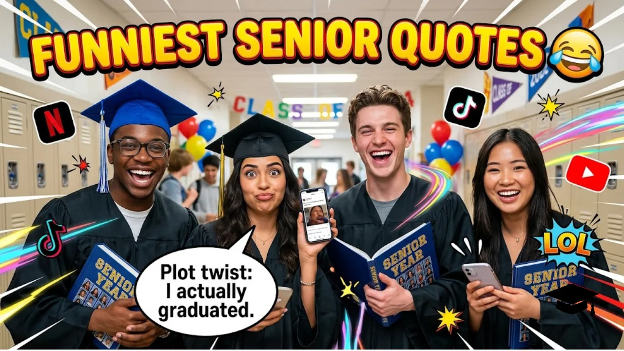 Funny Pop-Culture Style Senior Quotes Funny Pop-Culture Style Senior Quotes