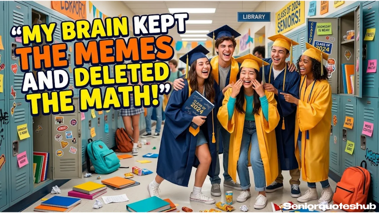Funny Senior Quotes About Memories to Make Your Class Laugh