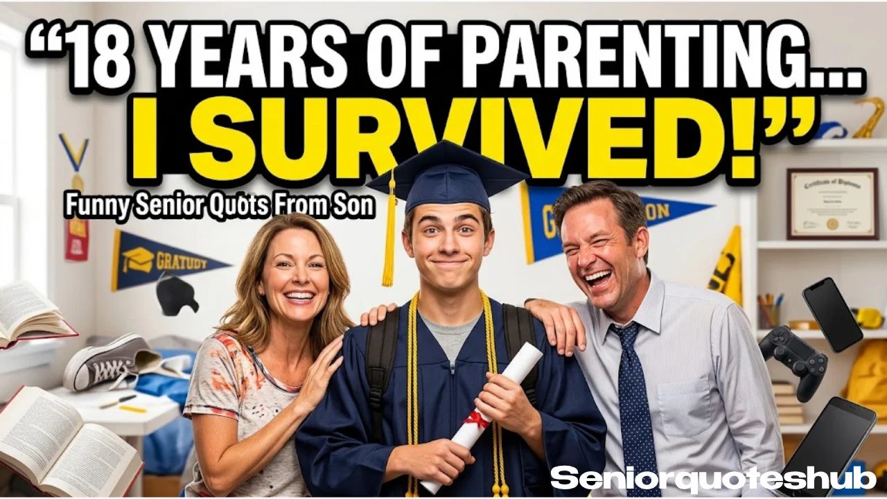 Funny Senior Quotes From Son