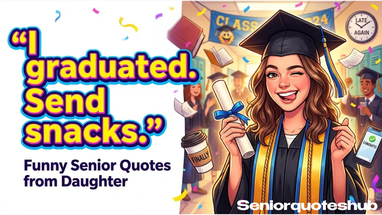 Funny Senior Quotes from Daughter