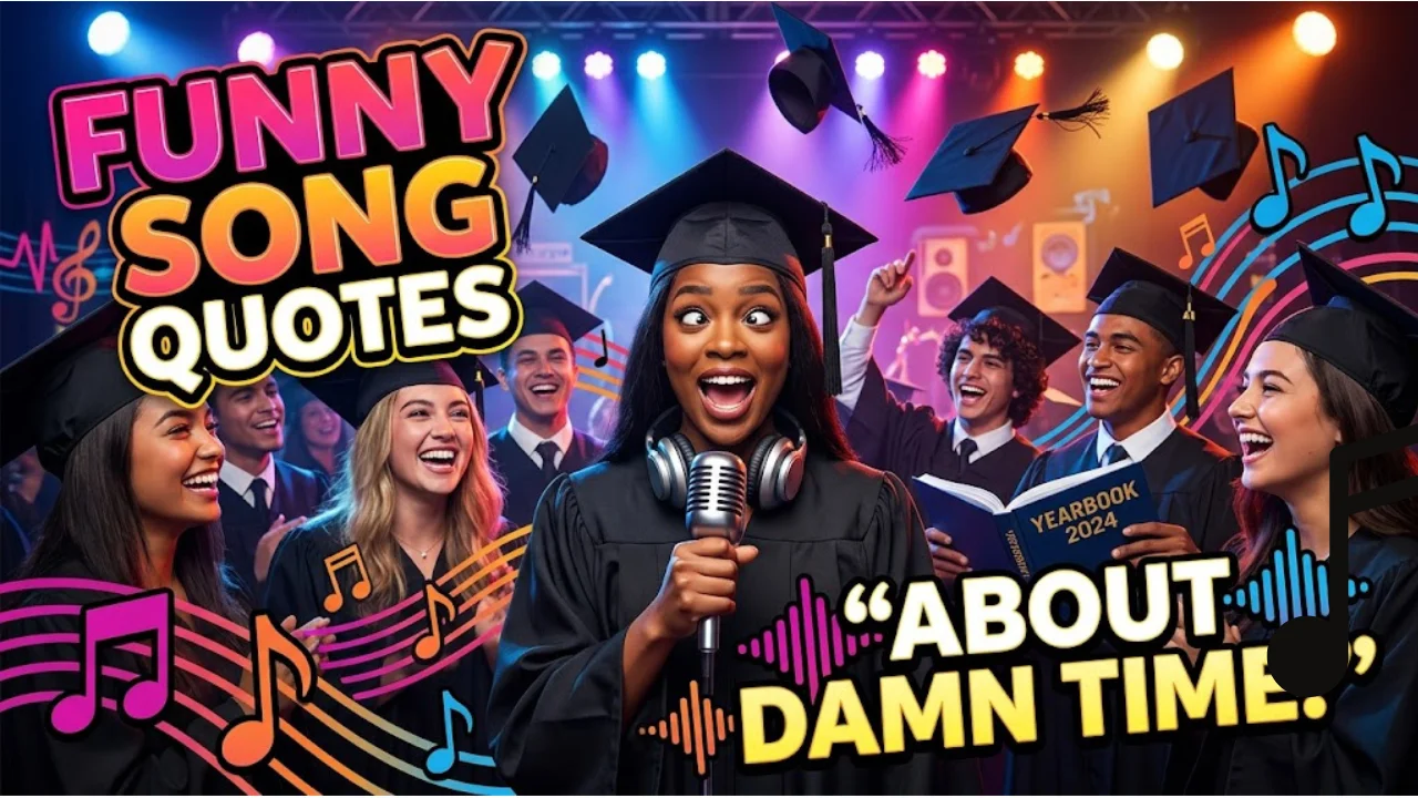 Funny Senior Quotes from Songs