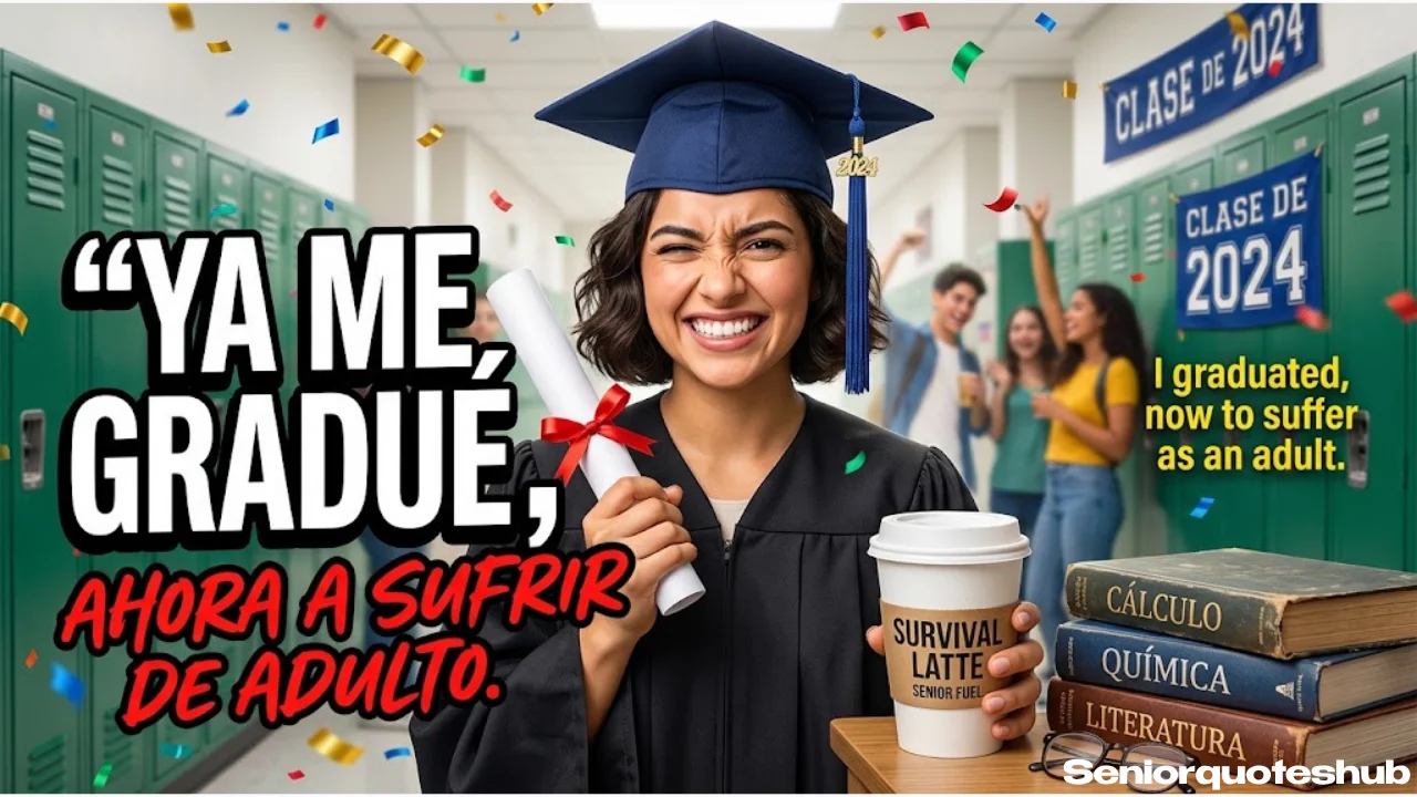 Funny Spanish Senior Quotes for Yearbooks & Captions