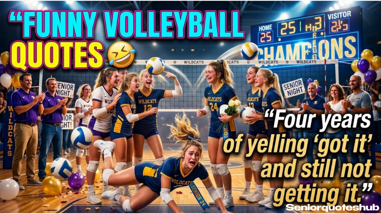 Funny Volleyball Senior Quotes