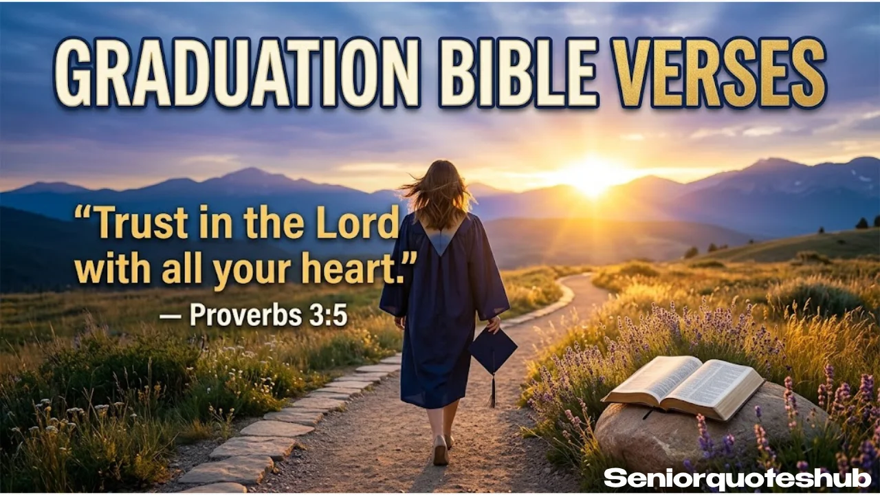 Graduation Bible Verses About Faith, Trust and New Beginnings