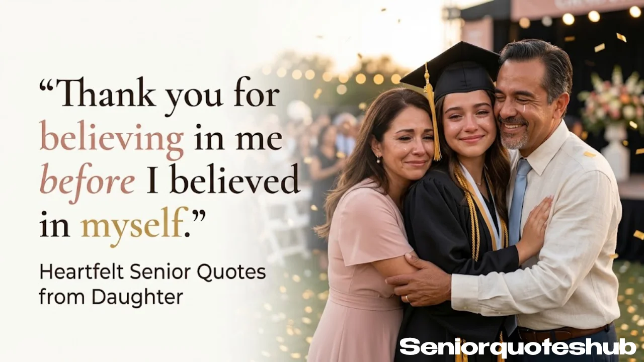 Heartfelt Senior Quotes from Daughter to Mom and Dad