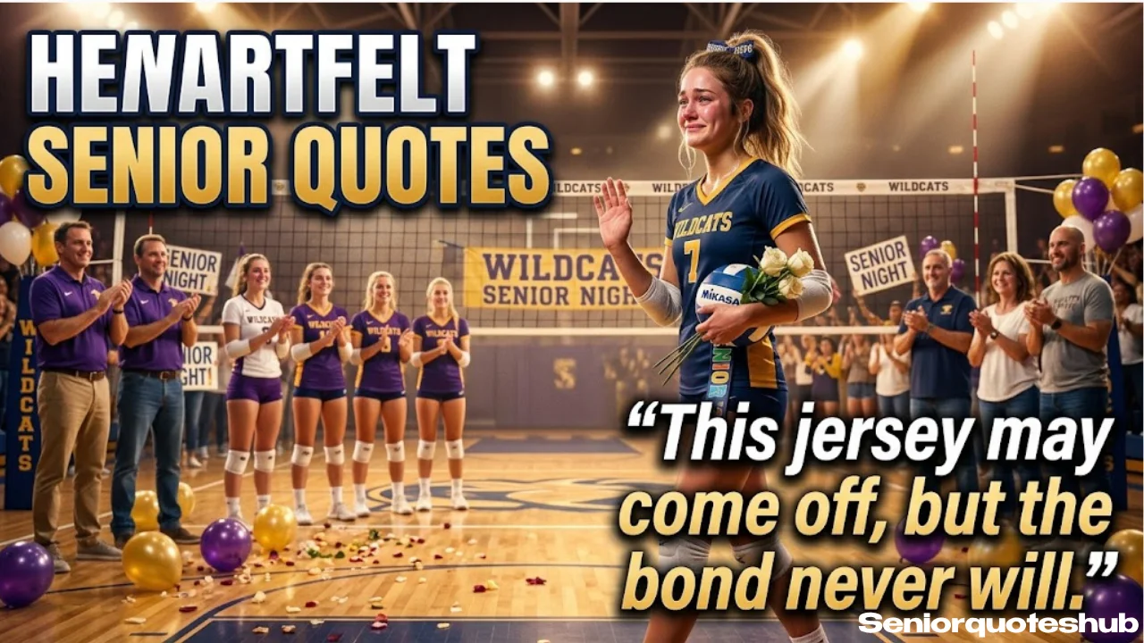 Heartfelt Volleyball Senior Quotes