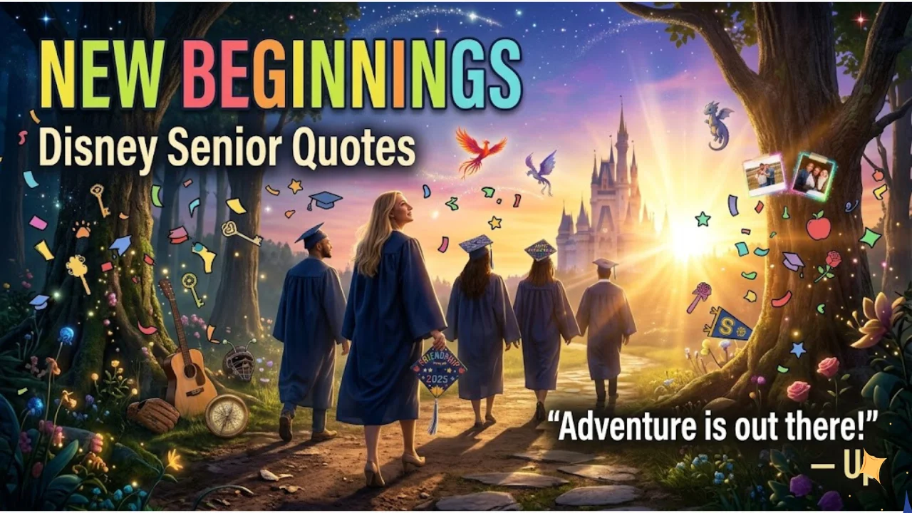 Inspirational Disney Senior Quotes for Graduation