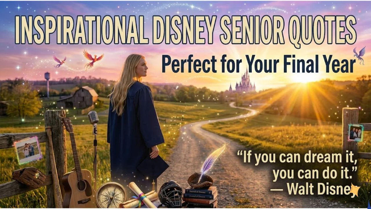 Inspirational Disney Senior Quotes for Graduation