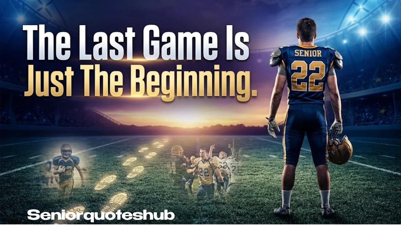 Motivational senior night quotes: