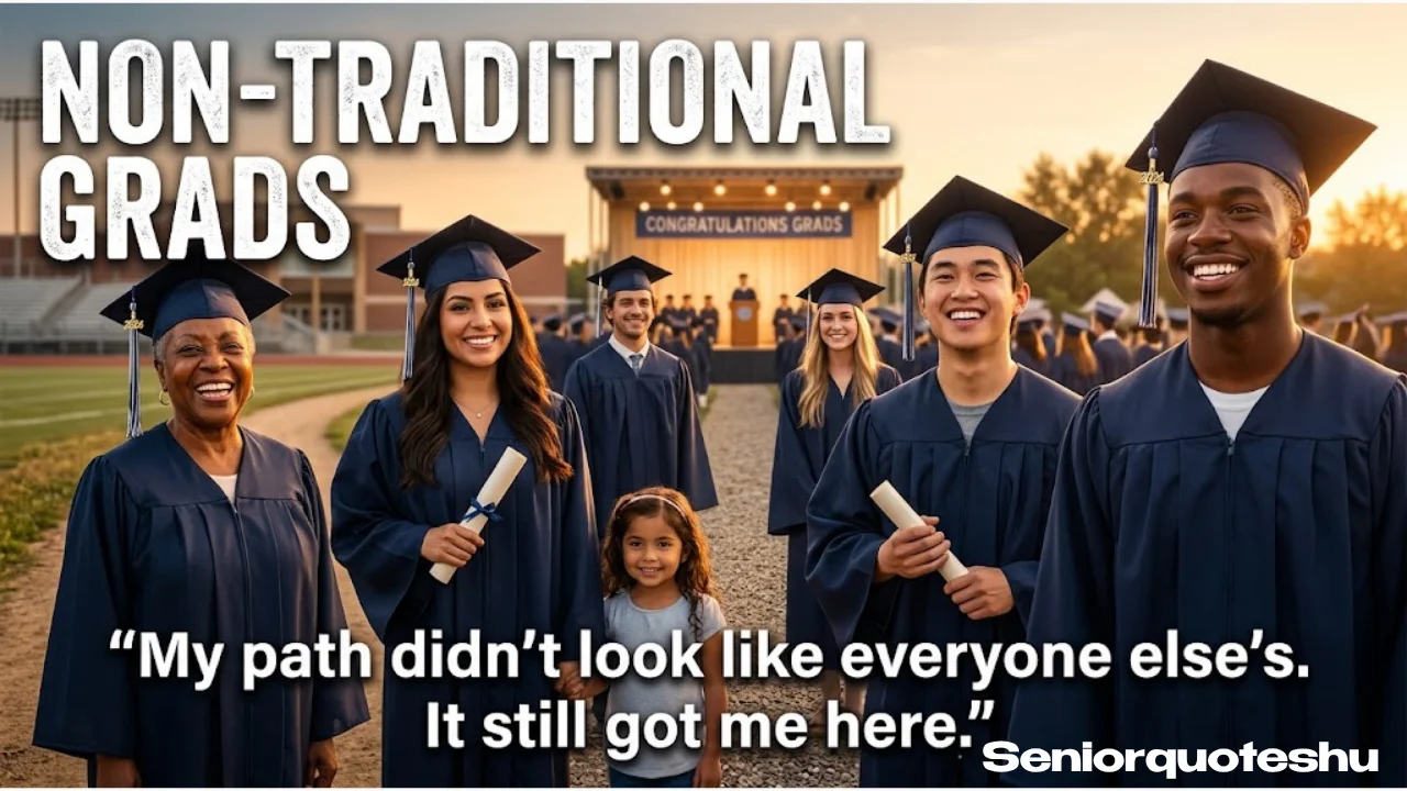 Uncommon Senior Quotes for Non-Traditional Grads