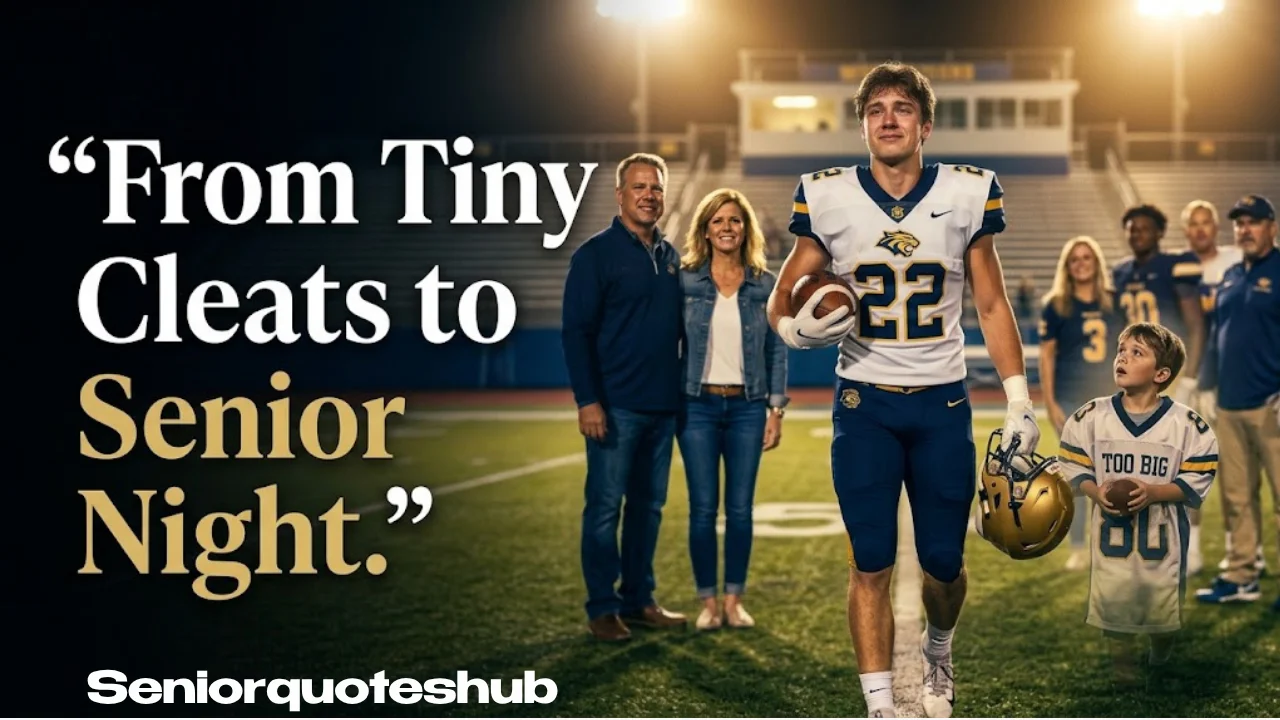 Proud-parent senior night quotes: