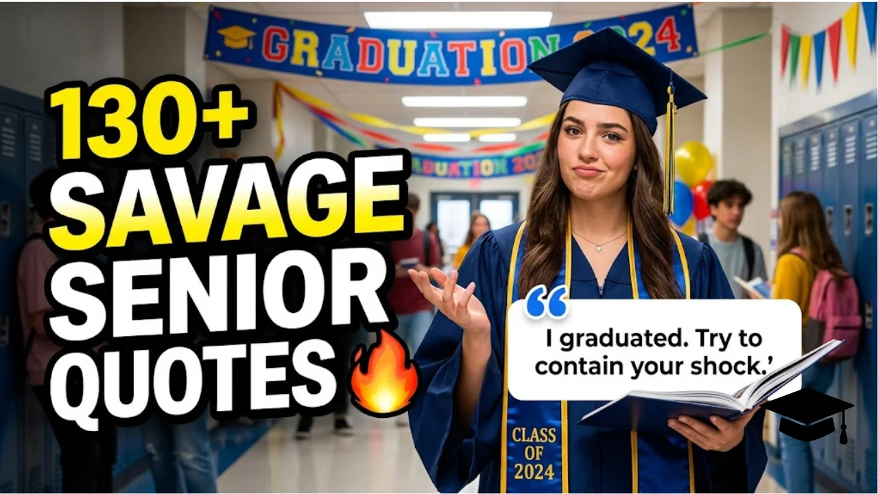 Savage One-Liner Senior Quotes