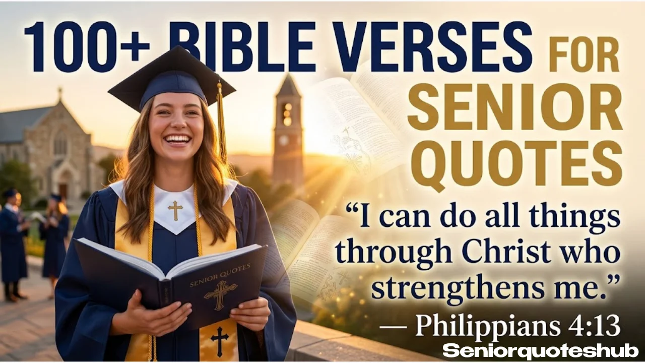 Short Bible Verses for Senior Quotes (Perfect for Yearbooks & Caps)