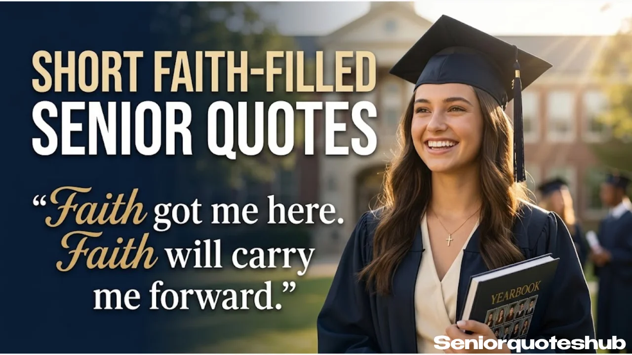 Short Faith-Filled Short Faith-Filled Senior Quotes for Yearbook Space