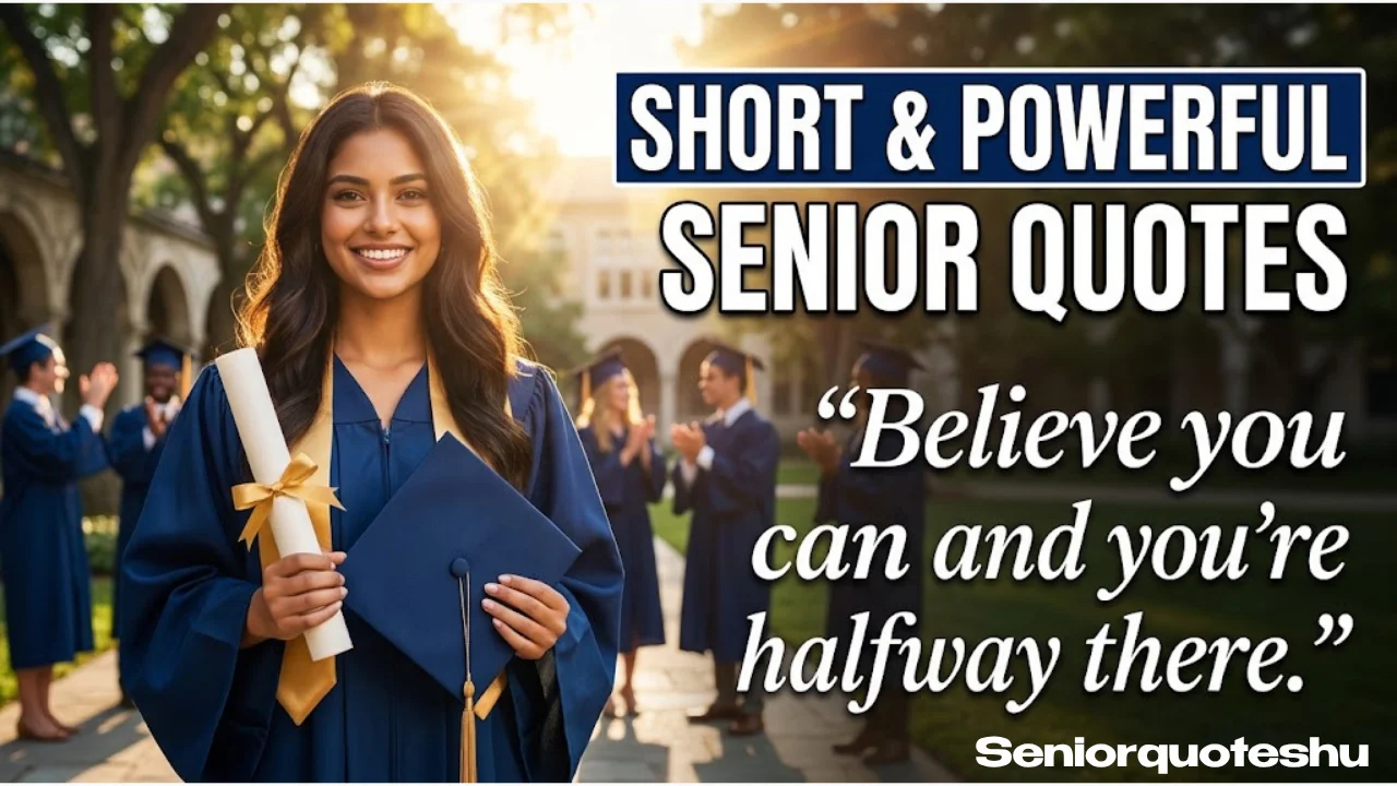 Short & Powerful Motivational Senior Quotes