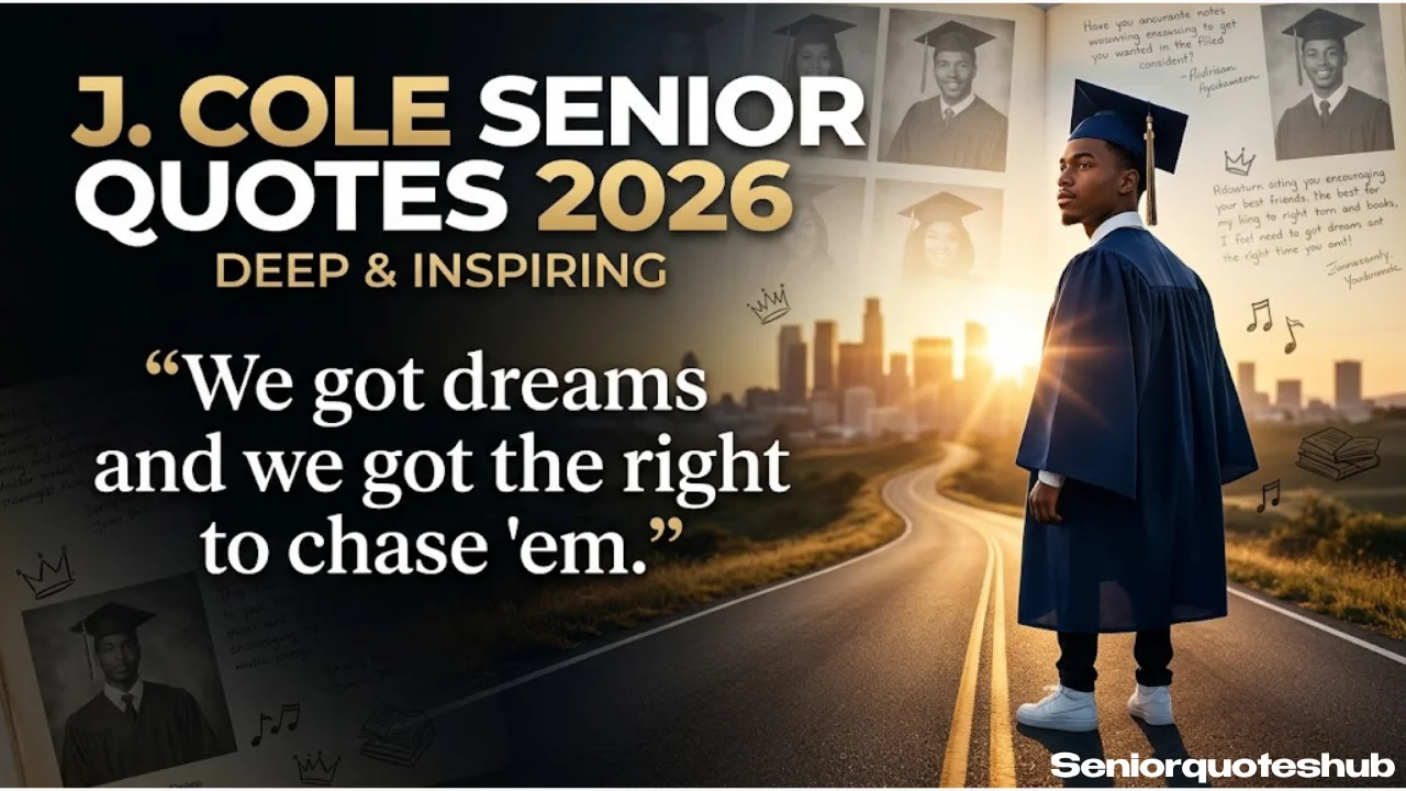 Short Senior Quote Ideas Short Senior Quote Ideas Inspired by J. Cole's Message