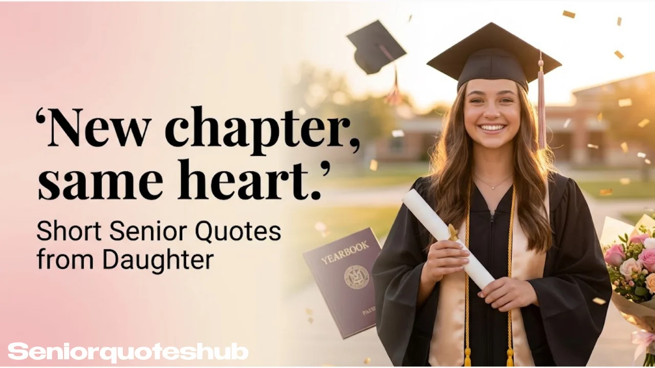 Short Senior Quotes from Daughter