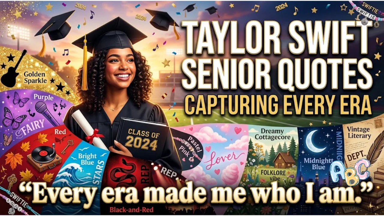 Taylor Swift Senior Quotes for Graduation Captions That Capture Every Era