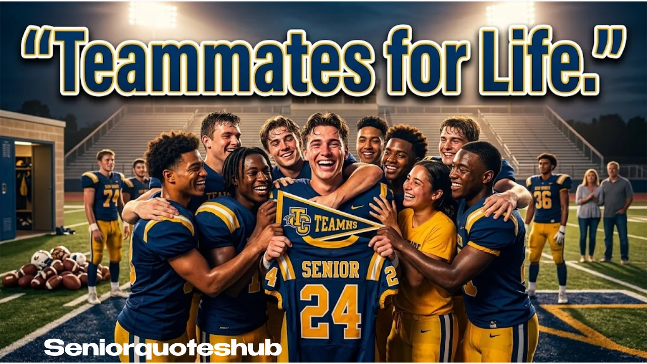 Team-bond senior night quotes: