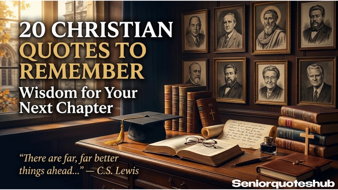 Christian Senior Quotes from Well-Known Christian Voices