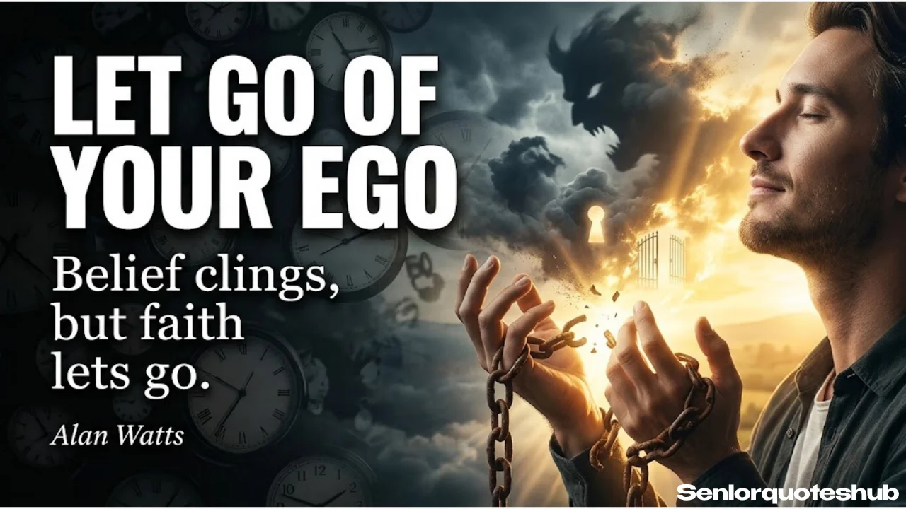 Alan Watts Quotes on Ego Alan Watts Quotes on Ego, Fear and Letting Go