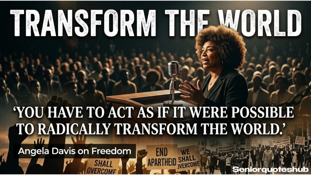 Angela Davis Quotes About Freedom