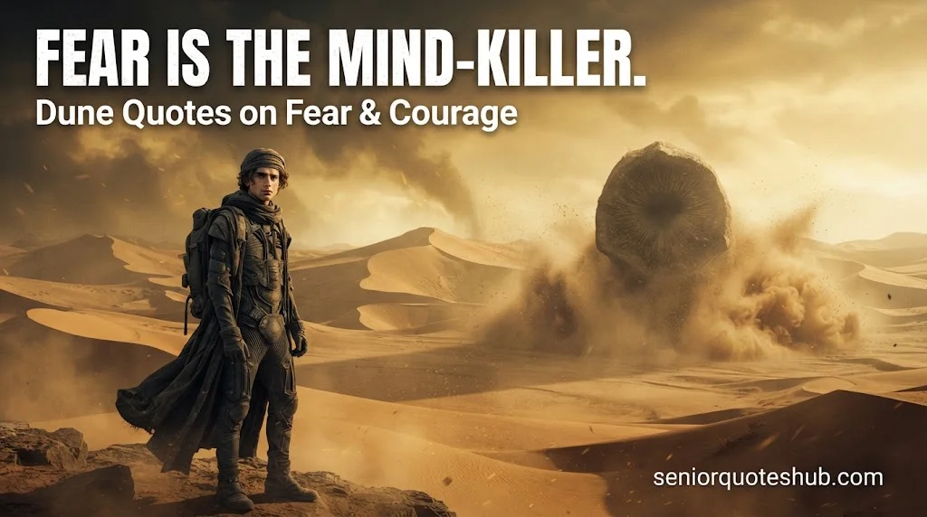 Best Dune Quotes About Fear and Courage Best Dune Quotes About Fear and Courage