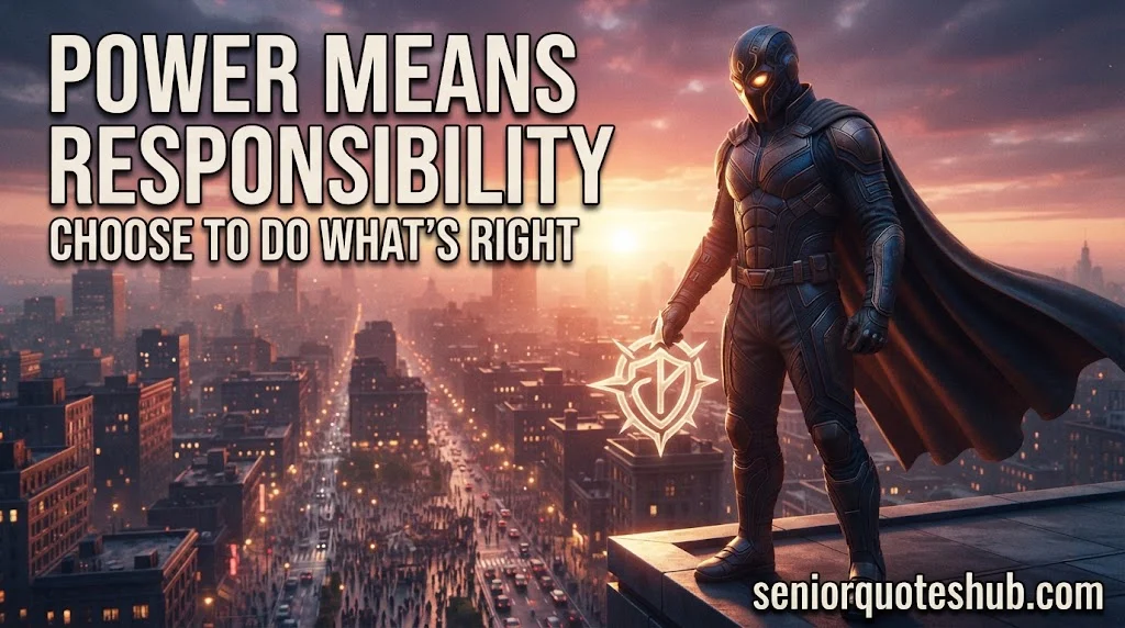Best Spider-Man Quotes About Responsibility