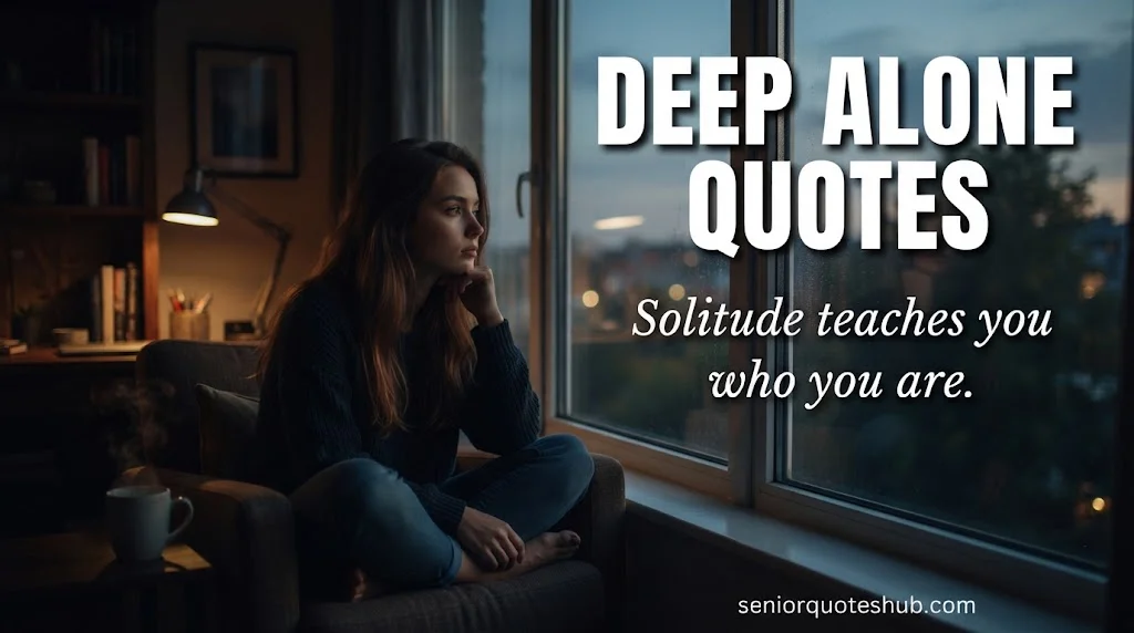 Deep & Reflective Being Alone Quotes