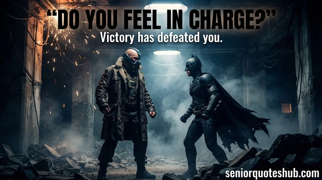 During the Batman confrontation During the Batman confrontation: