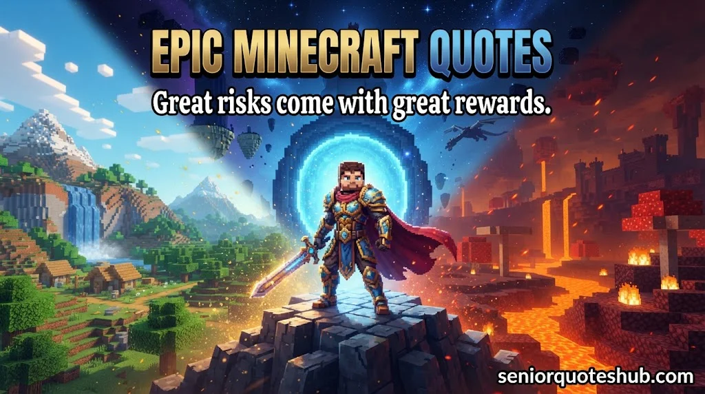 Epic Minecraft Quotes for Every Adventurer Epic Minecraft Quotes for Every Adventurer
