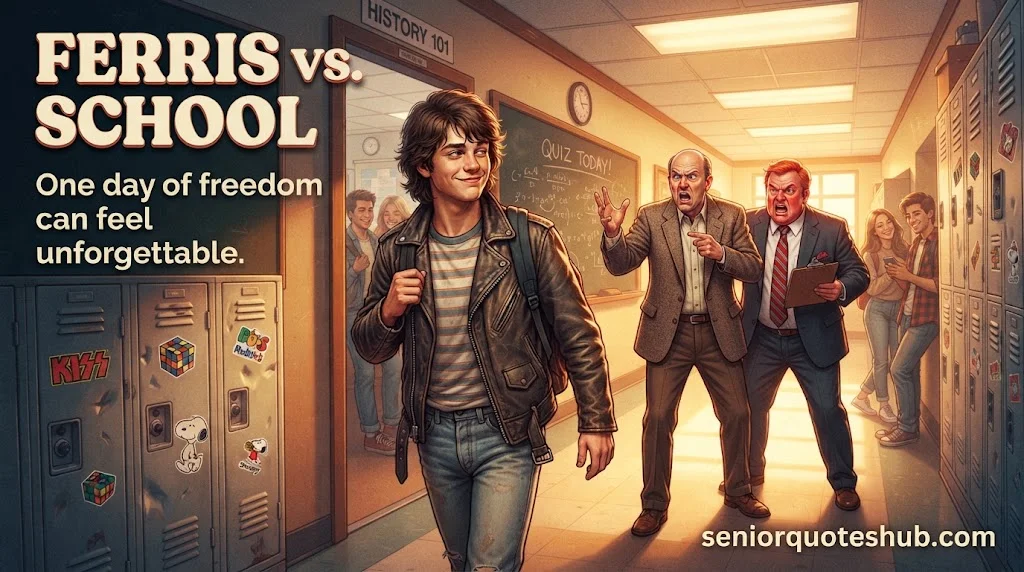 Ferris Bueller Quotes About School
