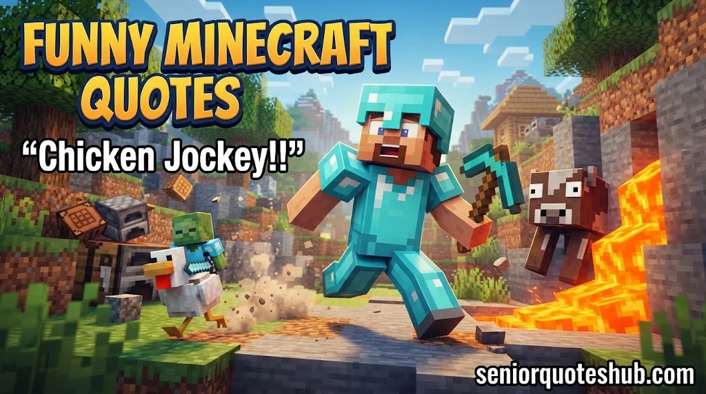 Funny Minecraft Funny Minecraft Quotes That'll Make You Laugh