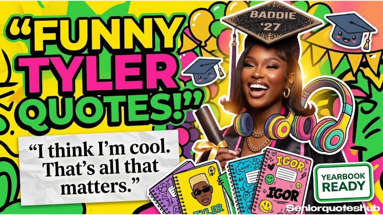 Funny Tyler, the Creator Funny Tyler, the Creator Senior Quotes