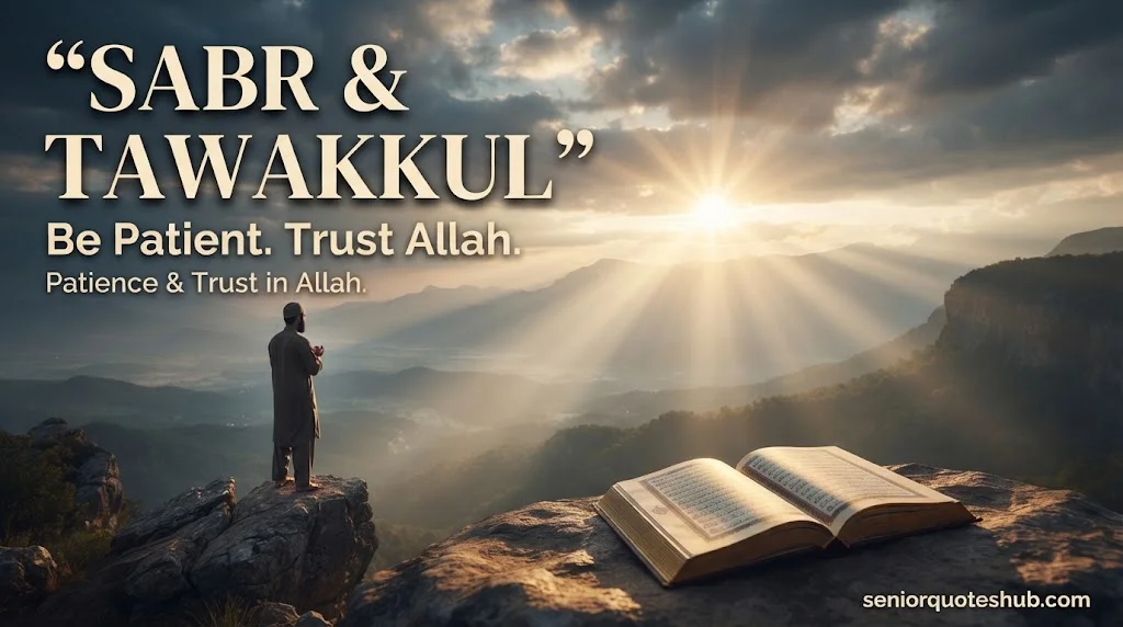 Islamic Quotes About Patience (Sabr) and Trust in Allah Islamic Quotes About Patience (Sabr) and Trust in Allah