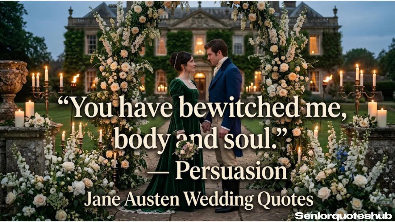 Jane Austen Quotes For Weddings, Toasts & Captions