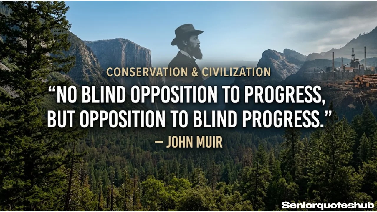 John Muir Quotes About Conservation & Civilization