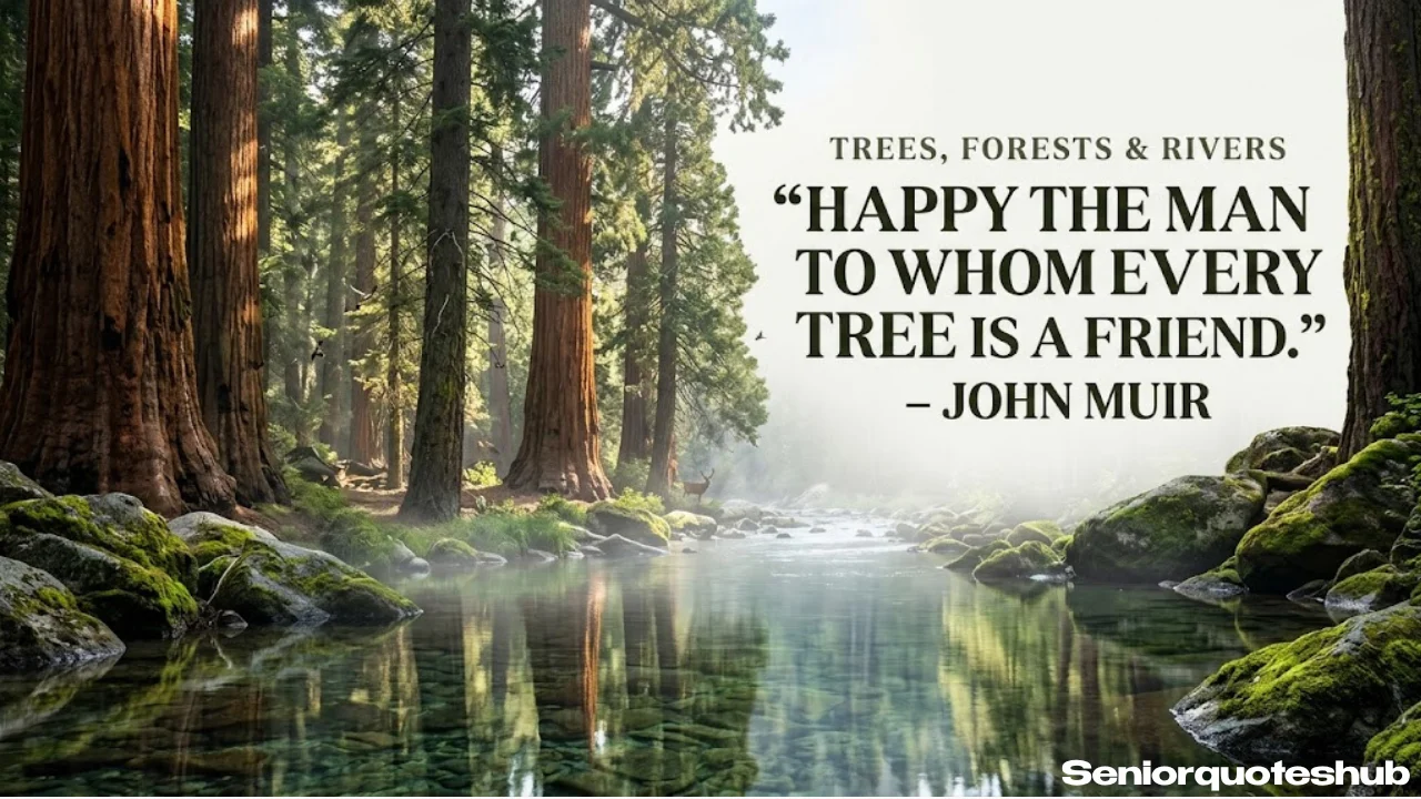 John Muir Quotes About Trees, Forests & Rivers