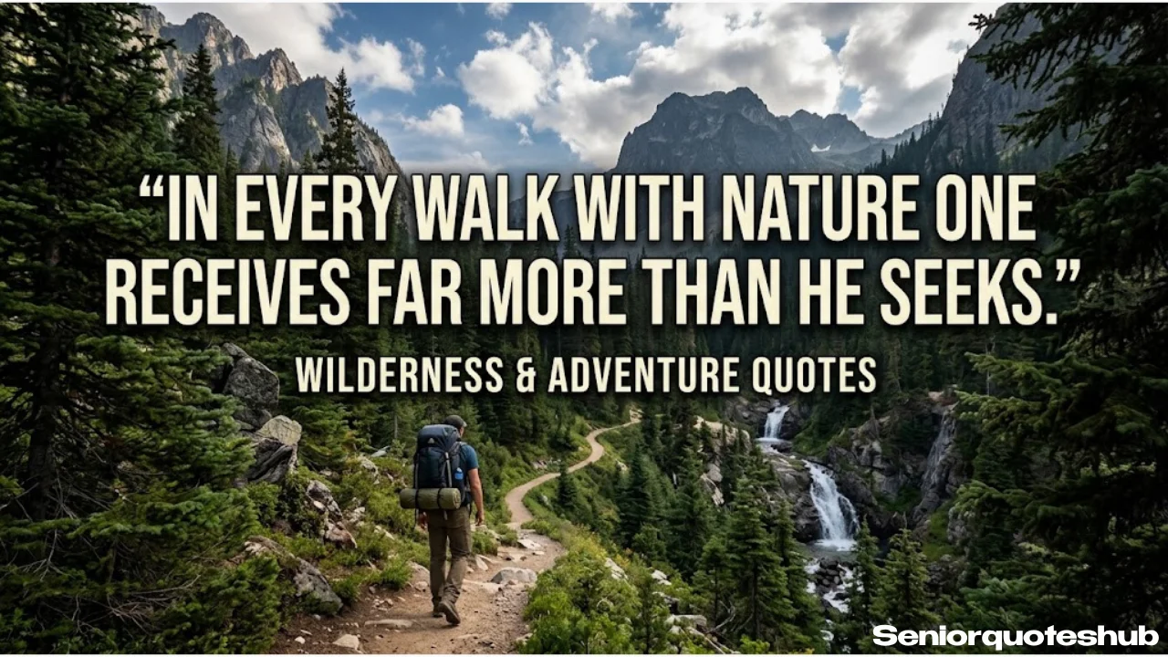 John Muir Quotes About Wilderness & Adventure