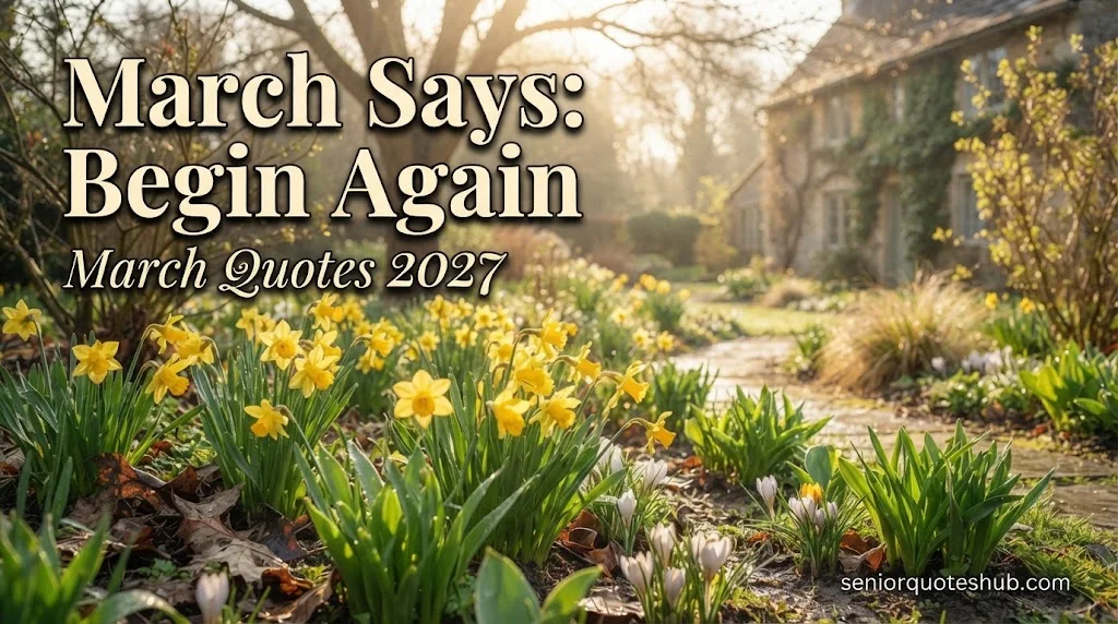 March Quotes 2027 to Welc March Quotes 2027 to Welcome Spring and New Beginnings
