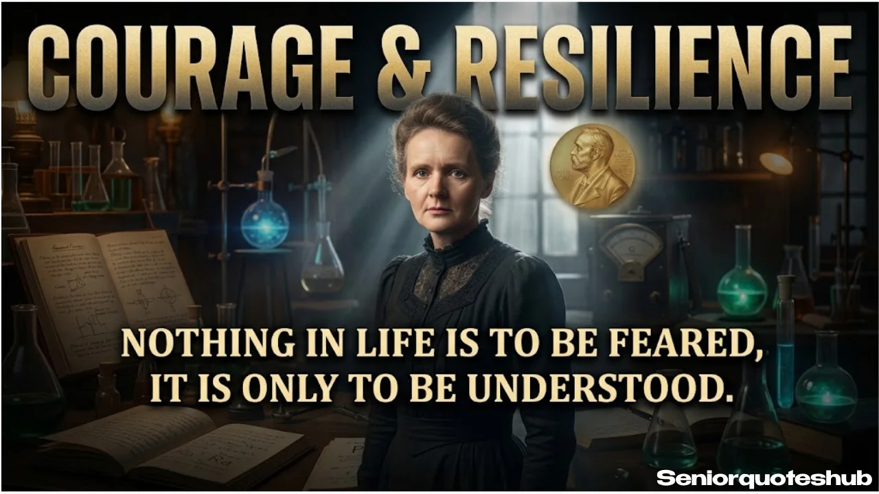 Marie Curie Quotes on Courage, Resilience and Overcoming Fear