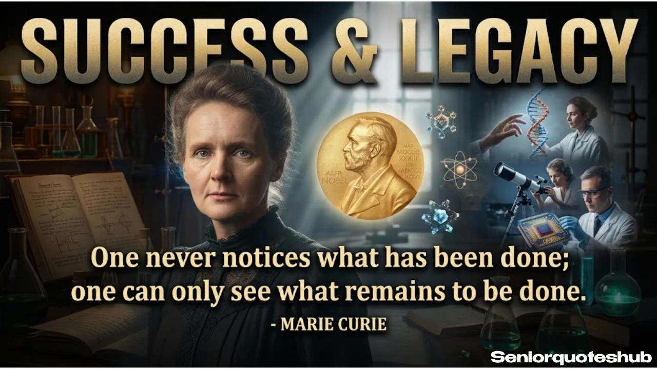 Marie Curie Quotes on Success, Ambition and Legacy