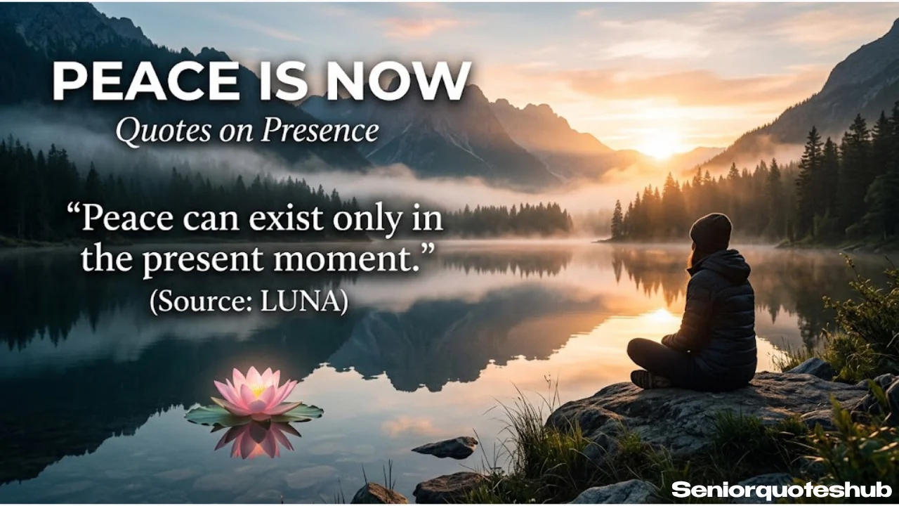 Quotes on Peace and Presence
