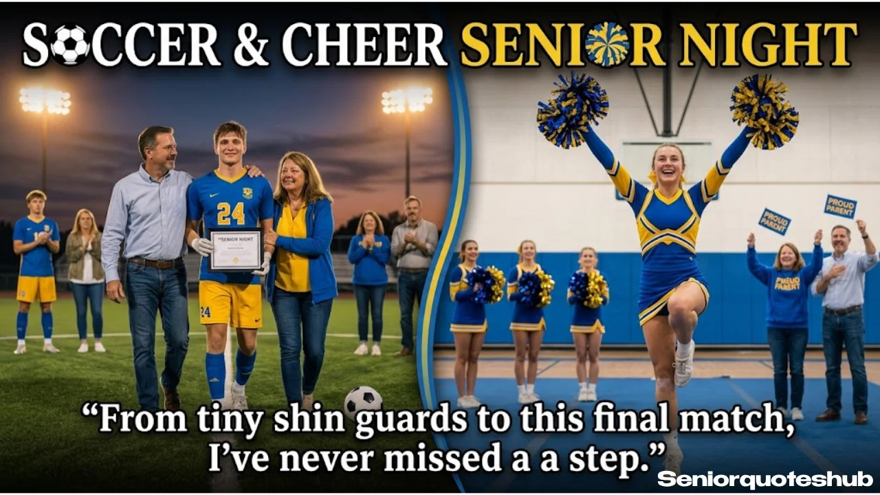 Senior Night Parent Quotes by Sport