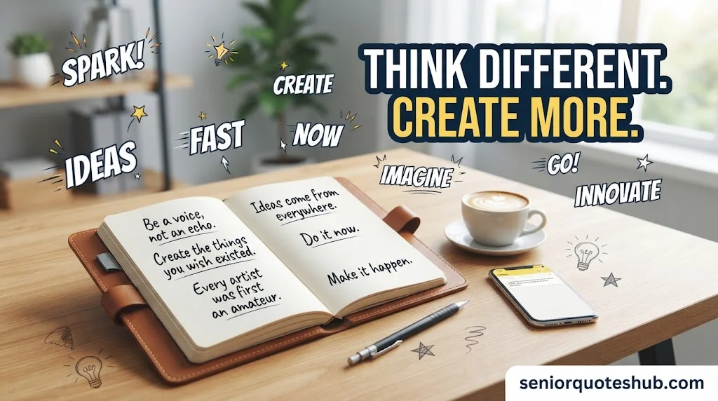 Short Creativity Quotes to Spark Ideas Fast